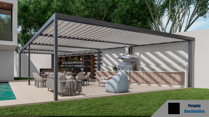 Pergola-Bioclimática-color-negro-y-blanco-abierta-2-e1665379920255